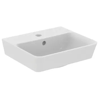 Vannas istabas izlietne Ideal Standard Connect Air, uz virsmas 40x35x16 cm, ar 1 jaucējkrāna atveri, balta, E030701