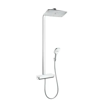 Dušas Sistēma Hansgrohe Raindance Select E, ar termostatu, 36 cm, balts/hroms, 27112400 NEW