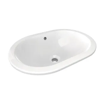 Vannas istabas izlietne Ideal Standard Connect, 55x38 cm, ar pārplūdi, balta, E504801