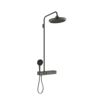 Dušas sistēma Ideal Standard Ceratherm Solos, ar termostatu, 33 cm, Magnetic Grey, A7883A5