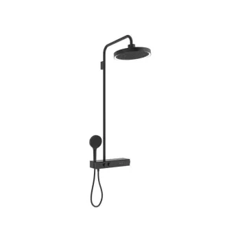 Dušas komplekts Ideal Standard Ceratherm Solos, ar termostatu, 33 cm, matēta melna, A7883XG