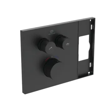 Dušas maisītājs Ideal Standard Ceratherm Navigo Solos, ar termostatu, matēta melna, A7894XG