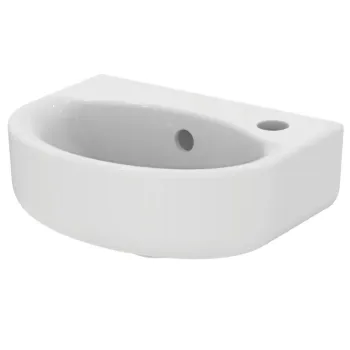 Vannas istabas izlietne Ideal Standard Connect, uz virsmas 35x26x15.5 cm, ar atveri, balta, E791301
