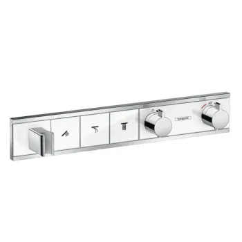 Dušas maisītājs Hansgrohe RainSelect, ar termostatu, iebūvējams, balts/hroms, 15356400 NEW