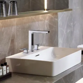 Vannas istabas izlietnes maisītājs Hansgrohe Metropol, ar Push-Open izplūdi, iebūvējams hroms, 74515000 NEW