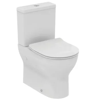 Tualetes pods Ideal Standard Eurovit, ar SoftClose ar vāku, ar vario izplūdi, balts, E336301