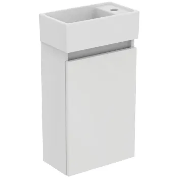 Vannas istabas skapītis Ideal Standard Eurovit+, 55x35x20 cm, ar izlietni, 1 durvis, spīdīga balta, R0569WG