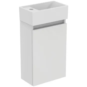 Vannas istabas skapītis Ideal Standard Eurovit+, 55x35x20 cm, ar izlietni, 1 durvis, spīdīga balta, R0570WG