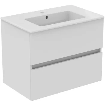 Vannas istabas skapītis Ideal Standard Eurovit+, (bez izlietnes) ar 2 atvilktnēm, 55x70x44 cm, balts, R0573WG