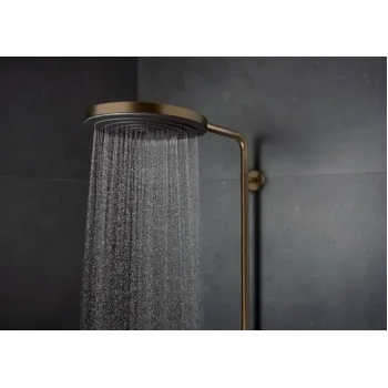 Dušas sistēma Hansgrohe Pulsify S Puro, ar termostatu, diametrs 26 cm, matēta bronza, 24222140 NEW