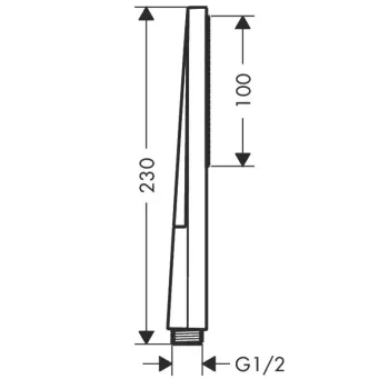 Dušas klausule Hansgrohe Pulsify E, EcoSmart+, pulēts zelts, 24321990 NEW