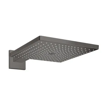 Dušas galva Hansgrohe Raindance E, 30x30 cm, EcoSmart, no sienas matēta melna hroms, 26239340 NEW