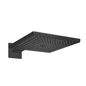 Dušas galva Hansgrohe Raindance E, 30x30 cm, EcoSmart, no sienas matēta melna, 26239670 NEW