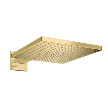 Dušas galva Hansgrohe Raindance E, 30x30 cm, EcoSmart, no sienas pulēts zelts, 26239990 NEW