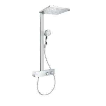 Dušas Sistēma Hansgrohe Raindance E, ar termostatu, 30x30 cm, matēta balta, 27361700 NEW