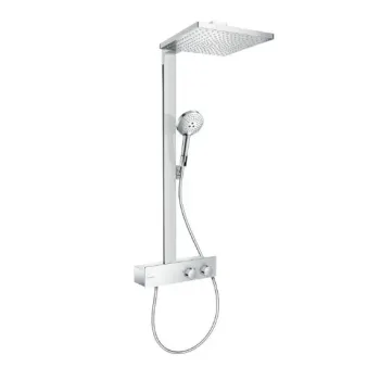 Dušas Sistēma Hansgrohe Raindance E, ar termostatu, 30x30 cm, EcoSmart, matēta balta, 27362700 NEW