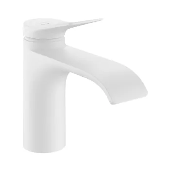 Vannas istabas izlietnes maisītājs Hansgrohe Vivenis, ar PopUp vārstu, EcoSmart, CoolStart, matēta balta, 75014700 NEW
