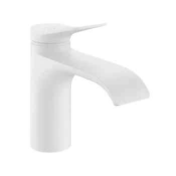 Vannas istabas izlietnes maisītājs Hansgrohe Vivenis, EcoSmart, CoolStart, matēta balta, 75015700 NEW