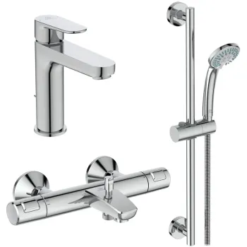 Dušas komplekts Ideal Standard CeraTherm, ar termostatu, hroms, BC984AA