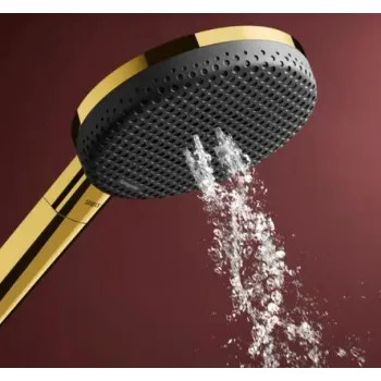 Dušas klausule Hansgrohe Raindance Alive Select S, 3 režīmi, pulēts zelts, 24511990 NEW