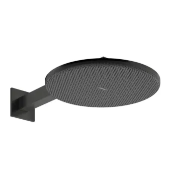 Dušas galva Hansgrohe Raindance Alive S, diametrs 30 cm, 2 režīmi, EcoSmart, matēta melna hroms, 24541340 NEW