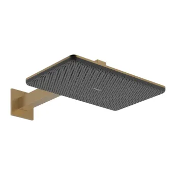 Dušas galva Hansgrohe Raindance Alive Q, 21x34 cm, 2 režīmi, EcoSmart, matēta bronza, 24551140 NEW
