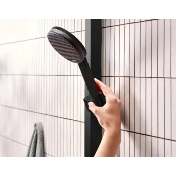 Dušas Sistēma Hansgrohe Raindance Alive S, ar termostatu, diametrs 30 cm, 3 režīmi, matēta melna, 24582670 NEW