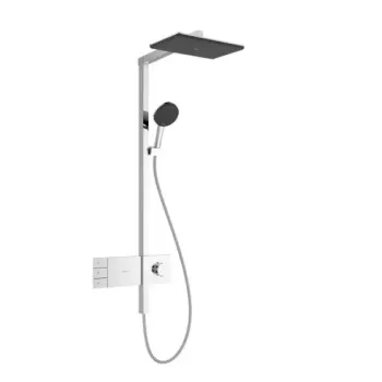 Dušas Sistēma Hansgrohe Raindance Alive Q, ar termostatu, 21x34 cm, 3 režīmi, EcoSmart, hroms, 24591000 NEW