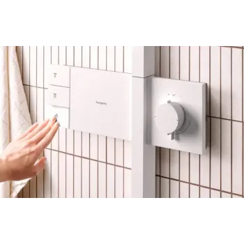 Dušas Sistēma Hansgrohe Raindance Alive S, ar termostatu, diametrs 30 cm, 3 režīmi, matēta balta, 24595700 NEW