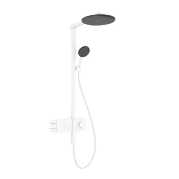 Dušas Sistēma Hansgrohe Raindance Alive S, ar termostatu, diametrs 30 cm, 3 režīmi, matēta balta, 24595700 NEW