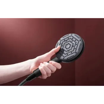 Dušas komplekts Hansgrohe Raindance Alive Select S, 3 režīmi, EcoSmart, matēta melna, 24602670 NEW