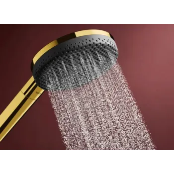 Dušas komplekts Hansgrohe Raindance Alive Select S, 3 režīmi, pulēts zelts, 24602990 NEW