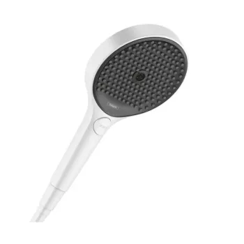Dušas klausule Hansgrohe Rainfinity, 3 režīmi, EcoSmart+, matēta balta, 26862700 NEW