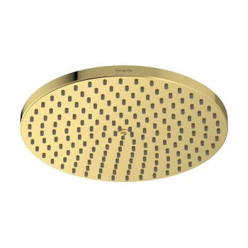 Dušas galva Hansgrohe Raindance S, diametrs 24 cm, EcoSmart, pulēts zelts, 27624990 NEW