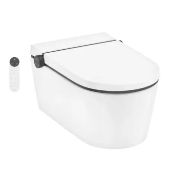 Tualetes pods ar Bide funkciju Hansgrohe LavaPura Element S, SoftClose, AquaHelix Flush, HygieneEffect, SmartClean, balts, 63021450 NEW