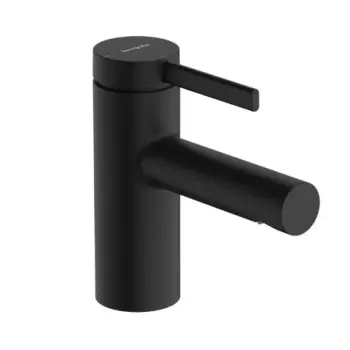 Vannas istabas izlietnes maisītājs Hansgrohe Zesis S, ar PopUp vārstu, EcoSmart+, CoolStart, matēta melna, 74710670 NEW