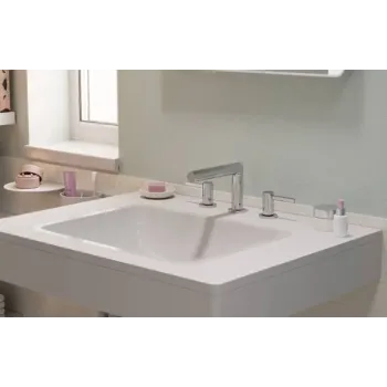 Vannas istabas izlietnes maisītājs Hansgrohe Zesis S, ar PopUp vārstu, iebūvējams EcoSmart+, hroms, 74733000 NEW
