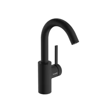 Vannas istabas izlietnes maisītājs Hansgrohe Zesis S, ar PopUp vārstu, matēta melna, 74740670 NEW