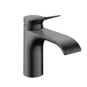 Vannas istabas izlietnes maisītājs Hansgrohe Vivenis, ar PopUp vārstu, EcoSmart, CoolStart, matēta melna hroms, 75014340 NEW