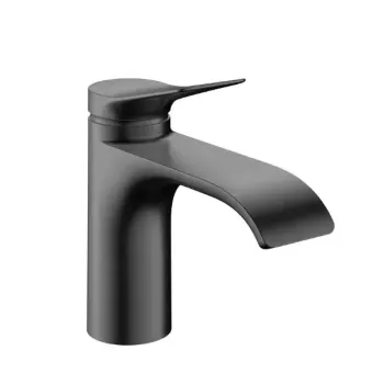 Vannas istabas izlietnes maisītājs Hansgrohe Vivenis, EcoSmart, CoolStart, matēta melna hroms, 75015340 NEW