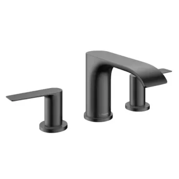 Vannas istabas izlietnes maisītājs Hansgrohe Vivenis, ar PopUp vārstu, iebūvējams EcoSmart, matēta melna hroms, 75033340 NEW