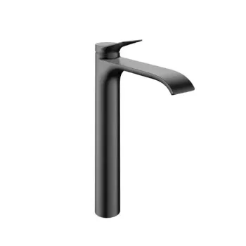 Vannas istabas izlietnes maisītājs Hansgrohe Vivenis, Paaugstināts ar PopUp vārstu, matēta melna, 75044340 NEW