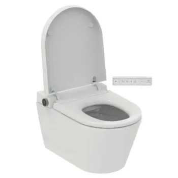 Piekaramais pods ar bide  Ideal Standard i.life E, ar elektronisks, SoftClose, balts, K875501