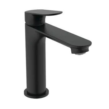 Vannas istabas izlietnes maisītājs Ideal Standard Ceralife O, ar Click-Clack vārstu, 174 mm, matēts melns, BE100XG
