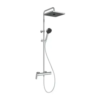 Dušas komplekts Ideal Standard CeraFlow T25+, 26x26 cm, 2 režīmi, hroms, A8533AA