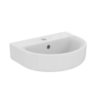 Vannas istabas izlietne Ideal Standard Connect, 45x36 cm, ar pārplūdi, balta, E796801