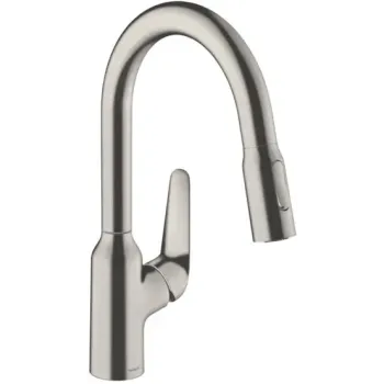 Virtuves Izlietnes Maisītājs Hansgrohe Focus M42, ar izvelkamu uzgali, hroms, 71821800 NEW