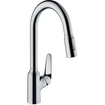 Virtuves Izlietnes Maisītājs maisītājs Hansgrohe Focus M42, ar izvelkamu uzgali, hroms, 71820000 NEW