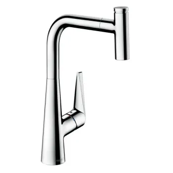 Virtuves izlietnes maisītājs Hansgrohe Talis Select M51, izvelkams uzgalis, sBOX, hroms, 73853000 NEW