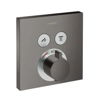 Dušas maisītājs Hansgrohe Shower Select, iebūvējams ar termostatu, matēta melna hroms, 15763340 NEW
